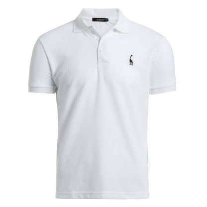 Men's deer embroidered POLO shirts