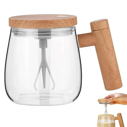 Electric Mixing Glass Self Stirring Coffee Mug