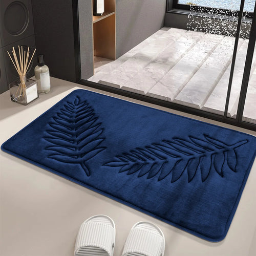 Memory Foam Bath Mat Toilet Mat Extra Soft Non-Slip Bathroom Mat Super