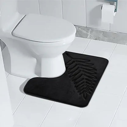 Memory Foam Bath Mat Toilet Mat Extra Soft Non-Slip Bathroom Mat Super