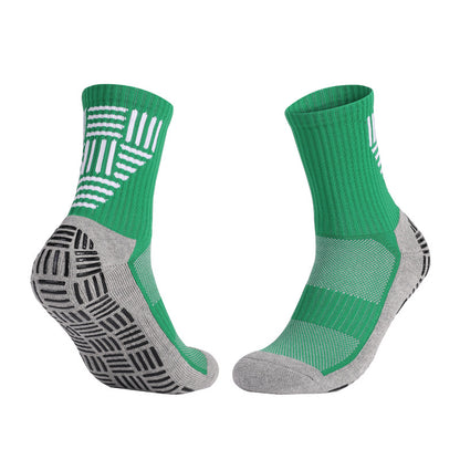 Thick Towel Bottom Mid-calf Soccer Socks Non-slip Sweat-proof Athletic Socks