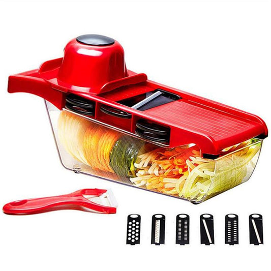 Vegetable Fruit Cutter with Steel Blade mandoline Slicer Potato Peeler